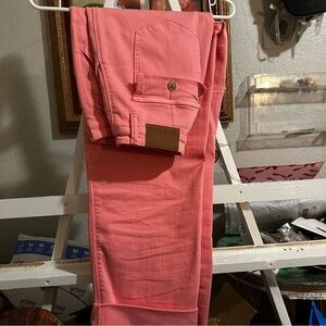 Judy Blue Pink Straight Leg Jeans